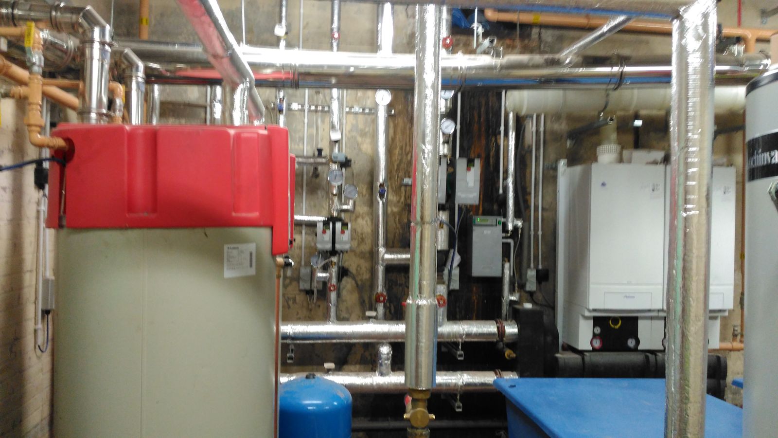 Plant room installed by Devlin Mechanical